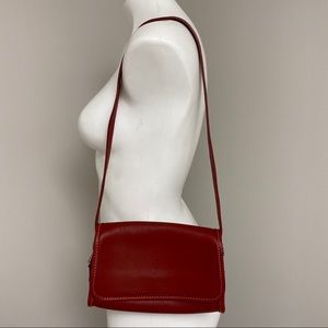 Vintage Coach Red Martini Flap